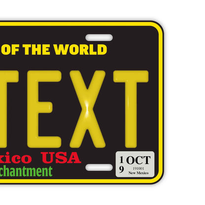 【大・US車用】ニューメキシコ・チリペッパー/オリジナルアメリカエンボスナンバープレート おしゃれ表札看板 PL8HERO