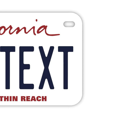 【中・USバイク用】カリフォルニア-サンフランシスコVer./オリジナルアメリカナンバープレート PL8HERO