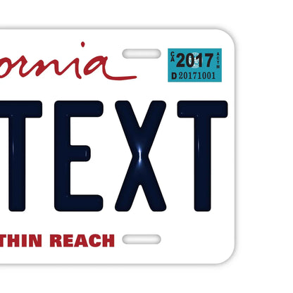 【大・US車用】カリフォルニア-サンフランシスコVer./オリジナルアメリカエンボスナンバープレート おしゃれ表札看板 PL8HERO