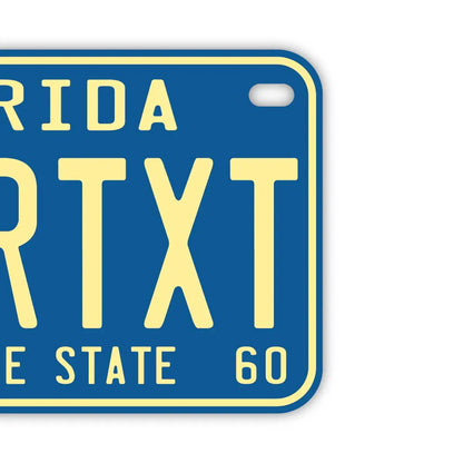 【中・USバイク用】フロリダ1960's/オリジナルアメリカナンバープレート PL8HERO