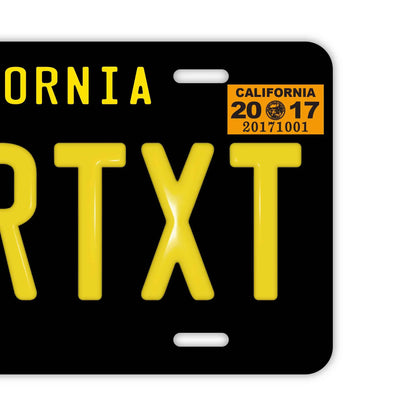 【大・US車用】カリフォルニア1960's/オリジナルアメリカエンボスナンバープレート おしゃれ表札看板 PL8HERO