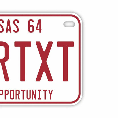 【中・USバイク用】アーカンソー1964/オリジナルアメリカナンバープレート PL8HERO