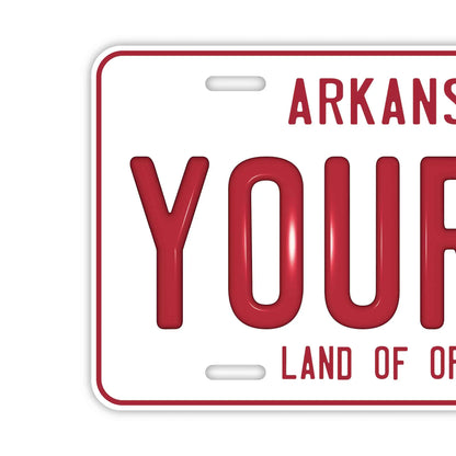 【大・US車用】アーカンソー1964/オリジナルアメリカエンボスナンバープレート おしゃれ表札看板 PL8HERO