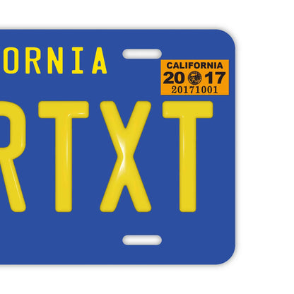 【大・US車用】カリフォルニア1970's/オリジナルアメリカエンボスナンバープレート おしゃれ表札看板 PL8HERO