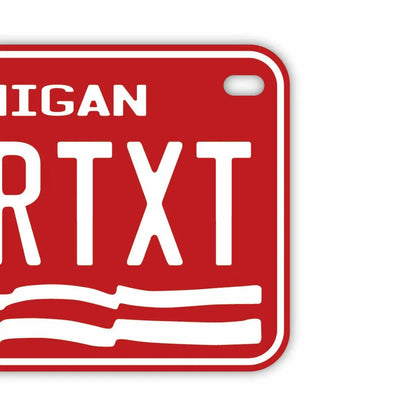 【中・USバイク用】ミシガン1976/オリジナルアメリカナンバープレート PL8HERO