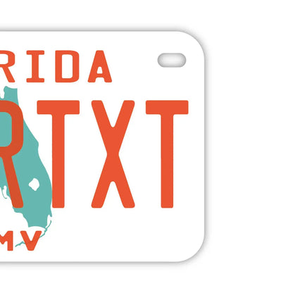 【中・USバイク用】フロリダ1980's/オリジナルアメリカナンバープレート PL8HERO