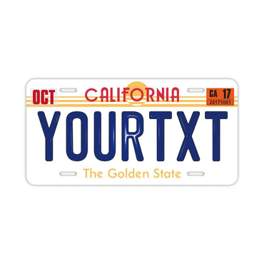 [Large/US Car] California 1980's/Original America Embossed License Plate Fashionable Nameplate Sign