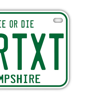 【中・USバイク用】ニューハンプシャー1980s/オリジナルアメリカナンバープレート PL8HERO