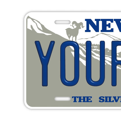 【大・US車用】ネバダ1980s/オリジナルアメリカエンボスナンバープレート おしゃれ表札看板 PL8HERO