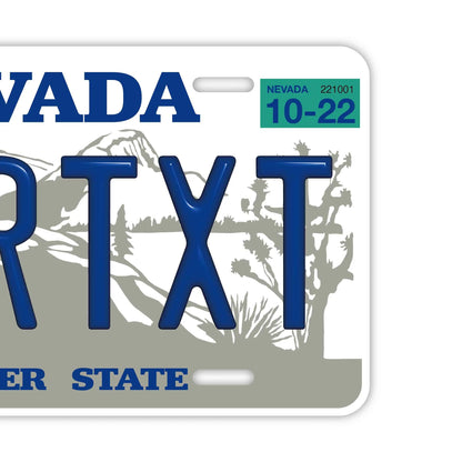 【大・US車用】ネバダ1980s/オリジナルアメリカエンボスナンバープレート おしゃれ表札看板 PL8HERO
