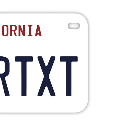 【中・USバイク用】カリフォルニア1990's/オリジナルアメリカナンバープレート PL8HERO