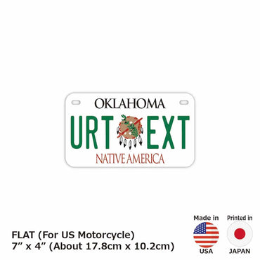 定制车牌标志 [适用于美国摩托车] 俄克拉荷马州 1994 / 原装美国车牌