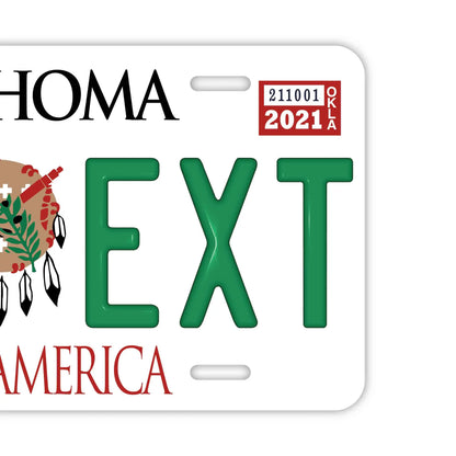 【大・US車用】オクラホマ1994/オリジナルアメリカエンボスナンバープレート おしゃれ表札看板 PL8HERO