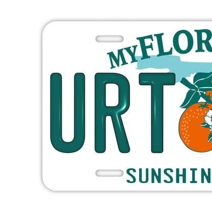 【大・US車用】フロリダ2000's/オリジナルアメリカエンボスナンバープレート おしゃれ表札看板 PL8HERO