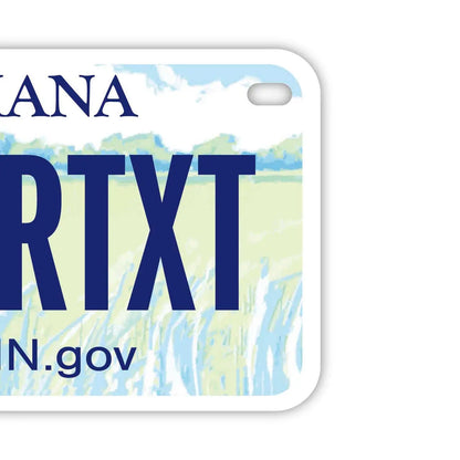 【中・USバイク用】インディアナ2003/オリジナルアメリカナンバープレート PL8HERO