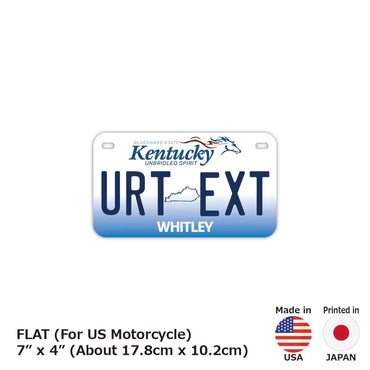 カスタムライセンスプレート型看板 【中・USバイク用】ケンタッキー2005/オリジナルアメリカナンバープレート