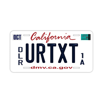 【大・US車用】カリフォルニア2011・ディーラー/オリジナルアメリカエンボスナンバープレート おしゃれ表札看板 PL8HERO