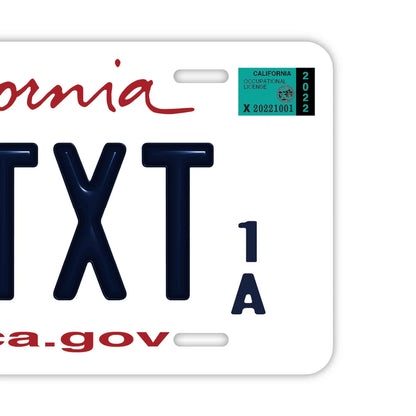 【大・US車用】カリフォルニア2011・ディーラー/オリジナルアメリカエンボスナンバープレート おしゃれ表札看板 PL8HERO