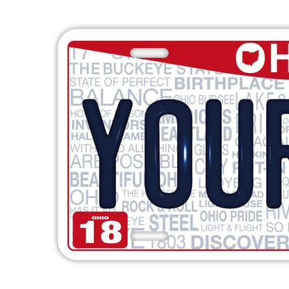 【大・US車用】オハイオ2013/オリジナルアメリカエンボスナンバープレート おしゃれ表札看板 PL8HERO