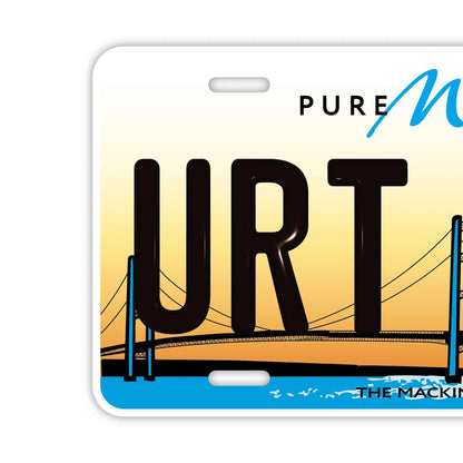 【大・US車用】ミシガン2014/オリジナルアメリカエンボスナンバープレート おしゃれ表札看板 PL8HERO