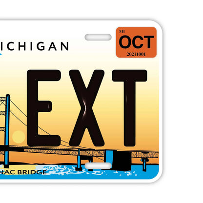 【大・US車用】ミシガン2014/オリジナルアメリカエンボスナンバープレート おしゃれ表札看板 PL8HERO
