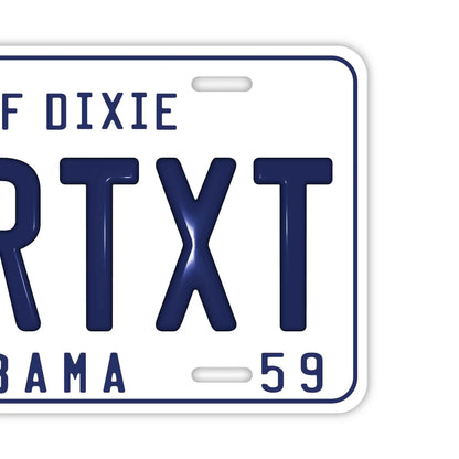 【大・US車用】アラバマ59/オリジナルアメリカエンボスナンバープレート おしゃれ表札看板 PL8HERO