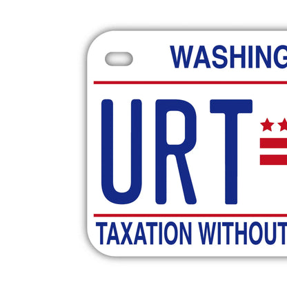 【中・USバイク用】ワシントンDC/オリジナルアメリカナンバープレート PL8HERO