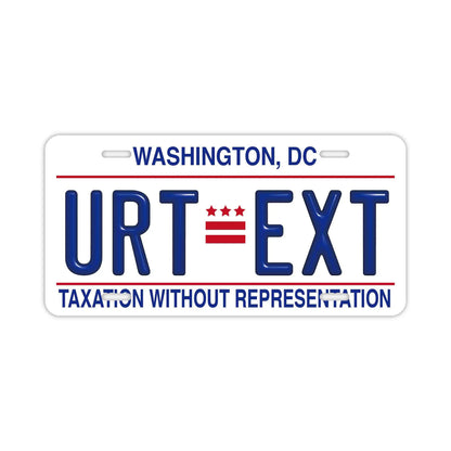 【大・US車用】ワシントンDC/オリジナルアメリカエンボスナンバープレート おしゃれ表札看板 PL8HERO