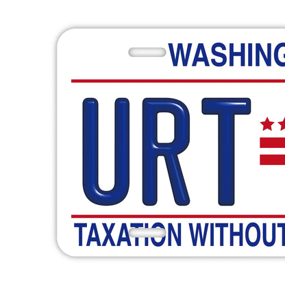 【大・US車用】ワシントンDC/オリジナルアメリカエンボスナンバープレート おしゃれ表札看板 PL8HERO