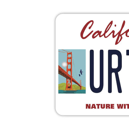 【ミラータグ】カリフォルニア-サンフランシスコVer./オリジナルアメリカナンバープレート型エアフレッシュナー PL8HERO