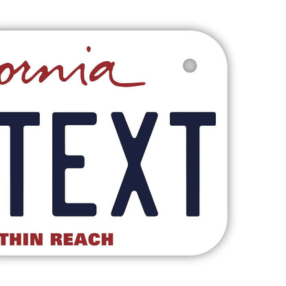 【小・自転車用】カリフォルニア-サンフランシスコVer./オリジナルアメリカナンバープレート PL8HERO